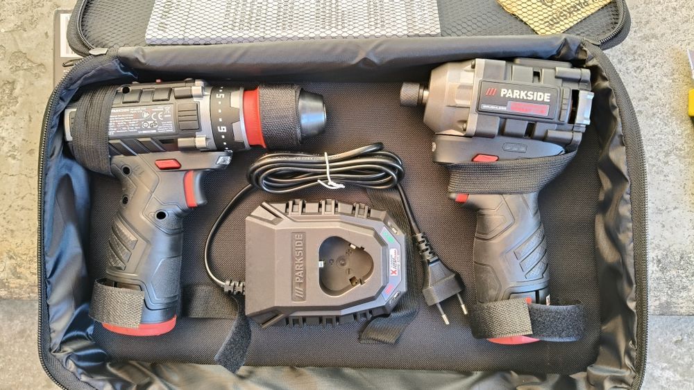 Mașini de înșurubat și găurit Parkside Performance cu acumulator incl