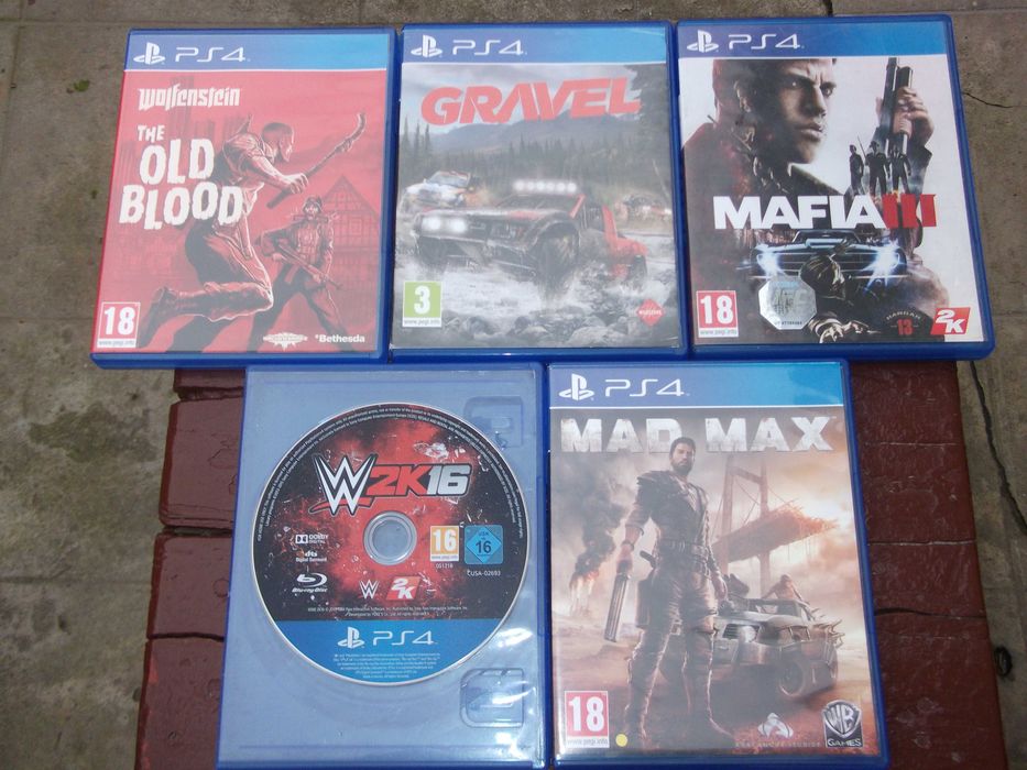 5 Jocuri Ps4 in stare perfecta.