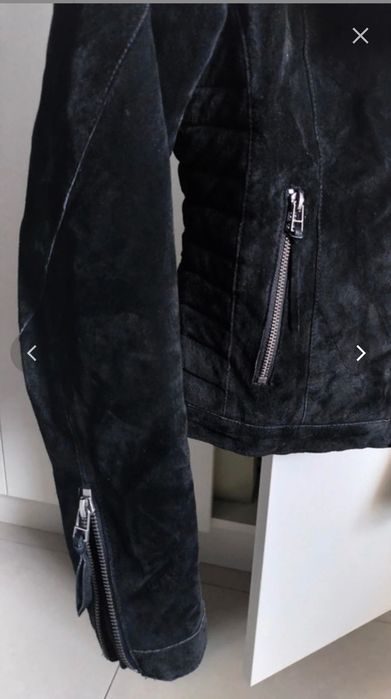 Geaca de piele intoarsa Freaky Nation