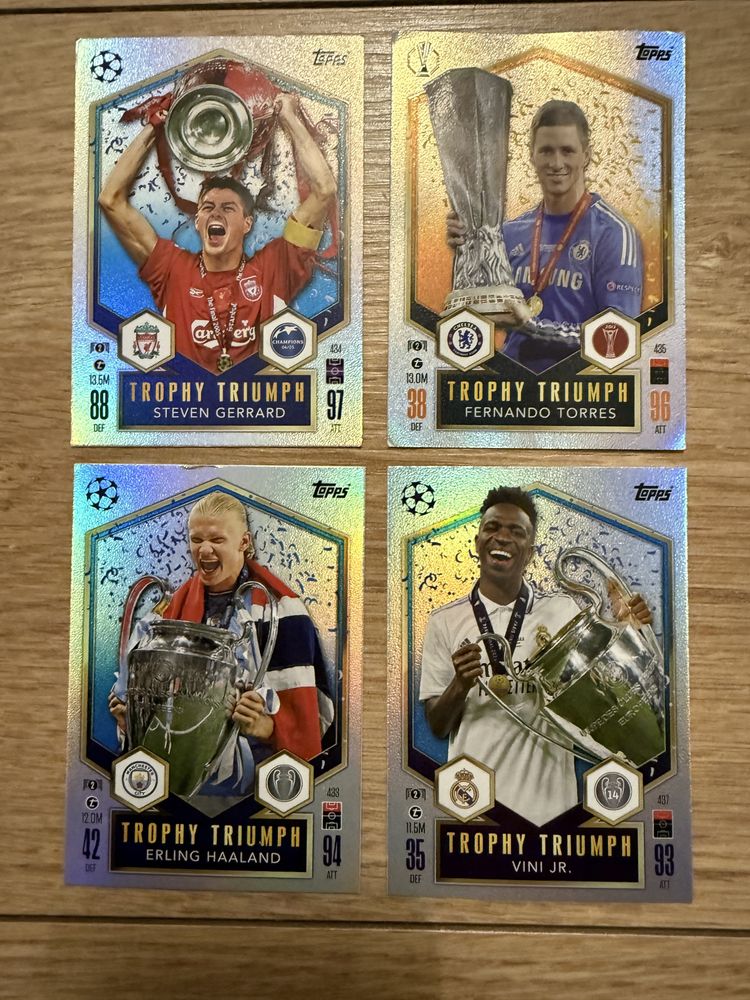 Topps Match Attax WILLIAM SALIBA 100 Club LIONEL MESSI Trophy Triumph_