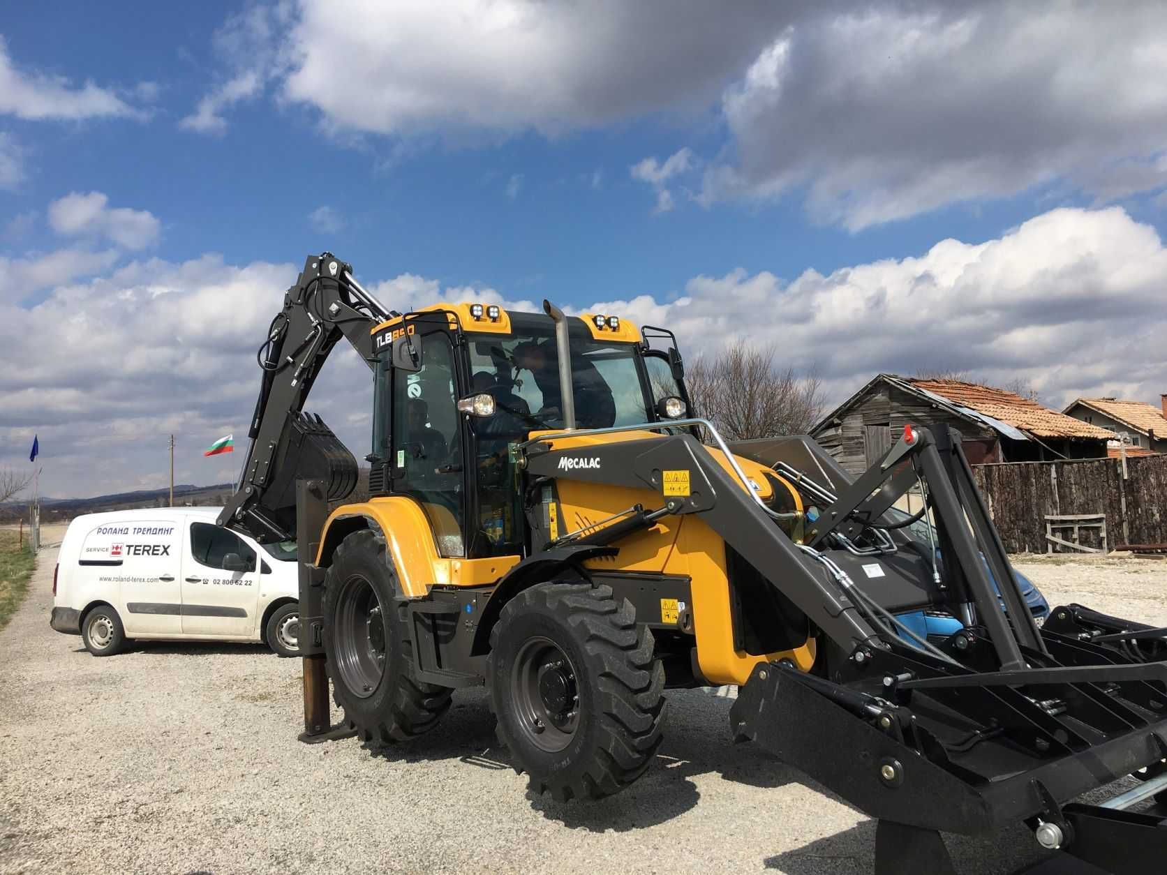 MECALAC TLB890PS - комбиниран багер - товарач - Terex - Fermec