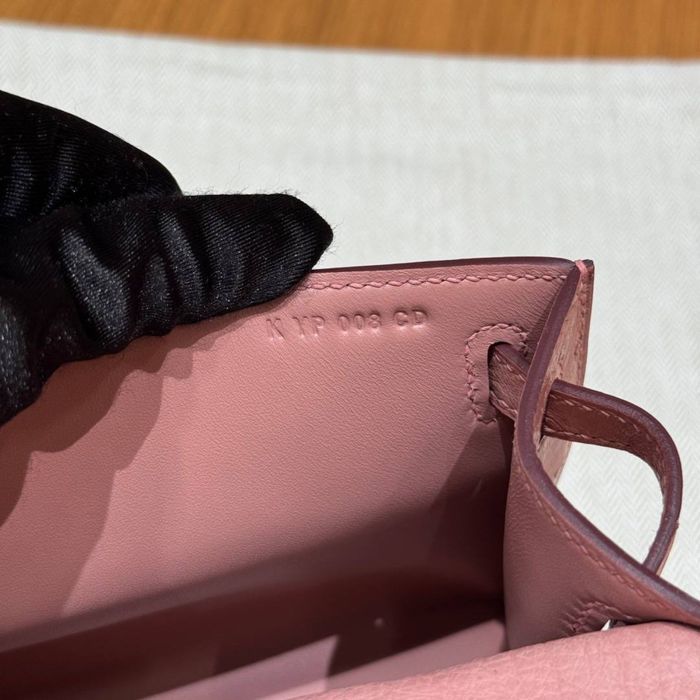 Geanta Hermes Kelly Pochette Ostrich 22