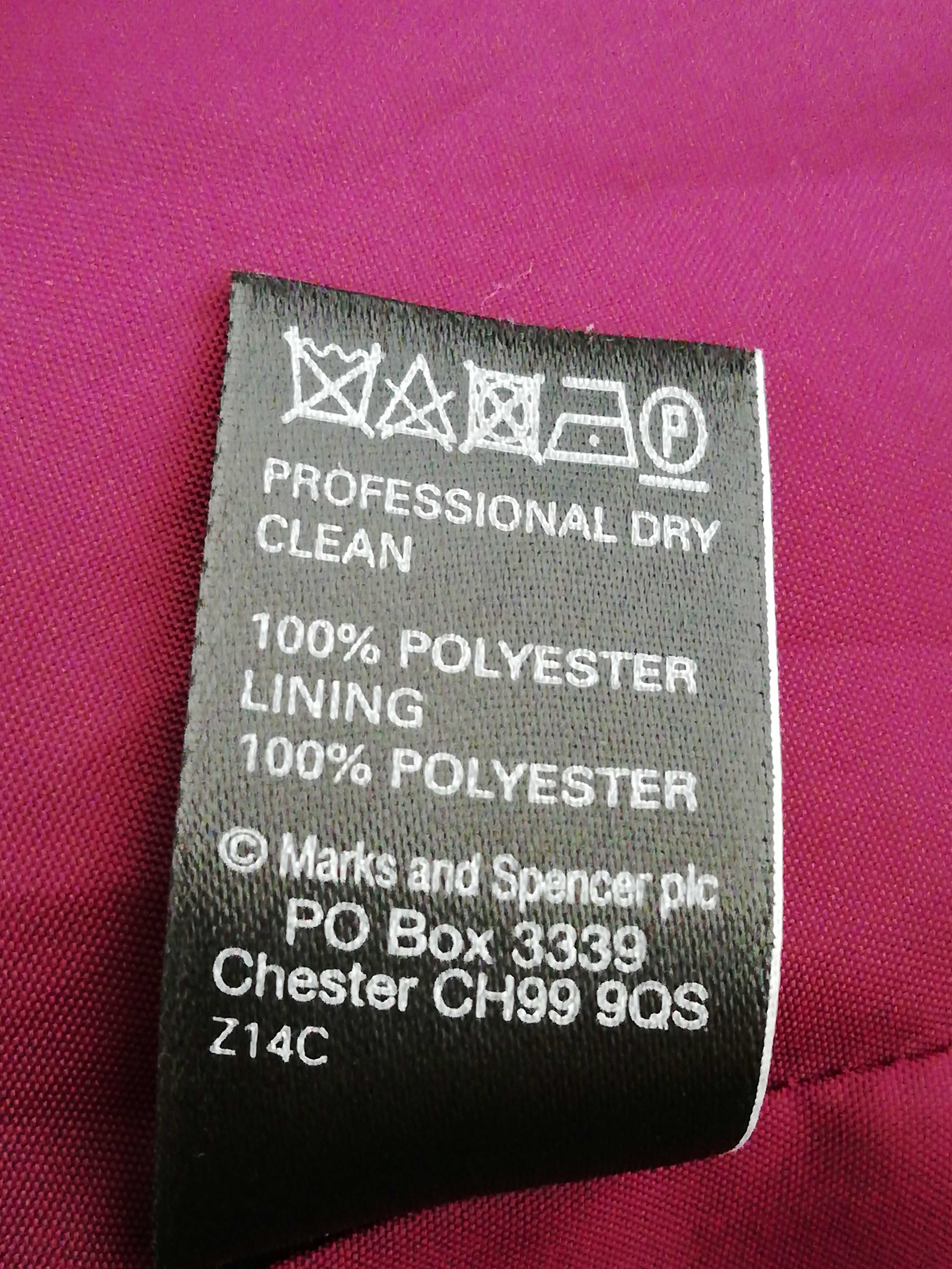 Официална рокля в цвят бордо Marks&Spencer