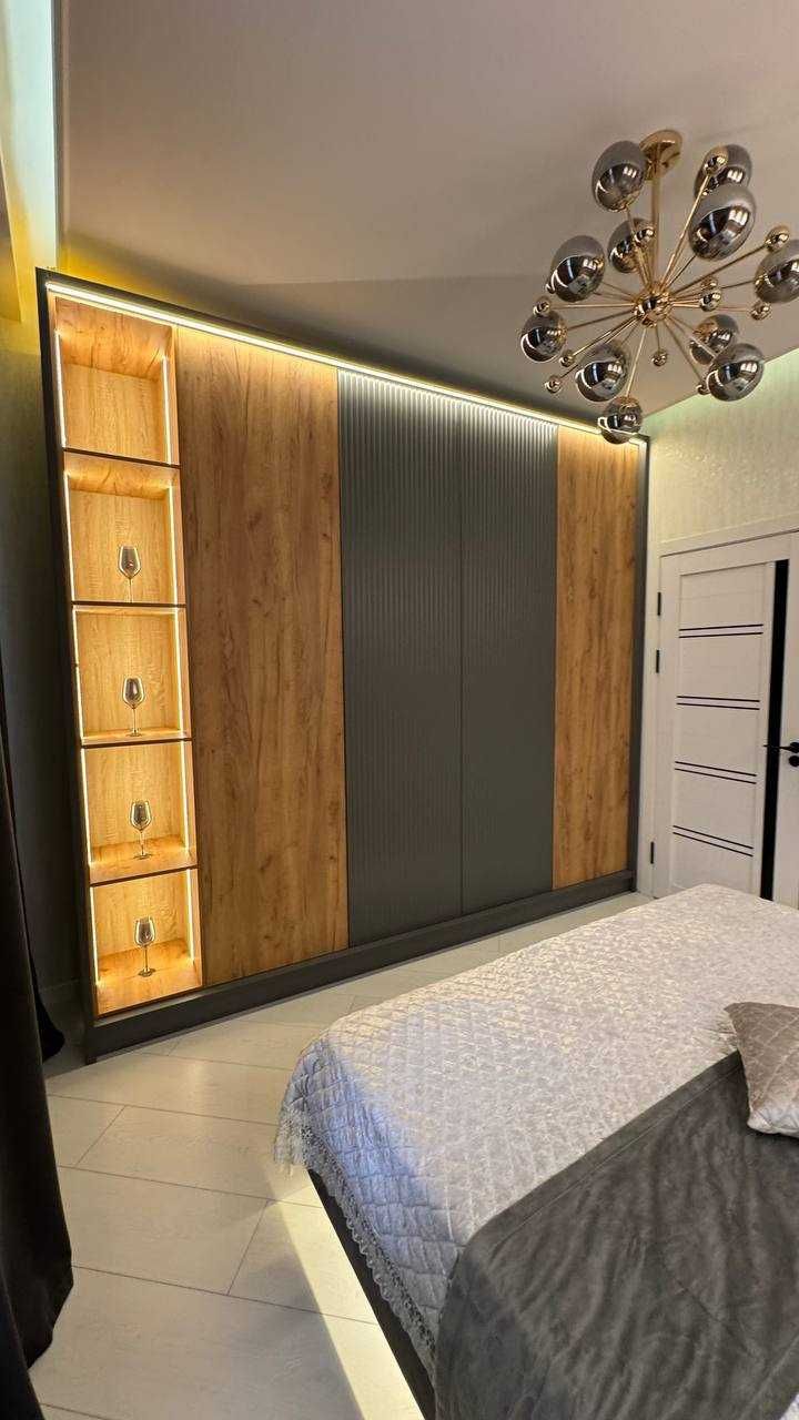 ЖК MegaDom Паркентский 3-комн 7/8 50 м² ремонт меб/тех
