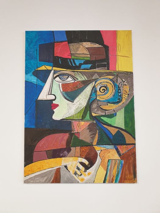 Pictura pe pânză copie Picasso  (Absintdrinker)