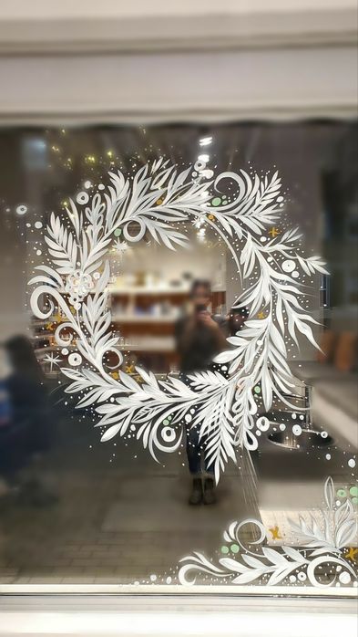 Роспись на Окнах. Оформление витрин от 5.000 тг. Рисунки на окнах