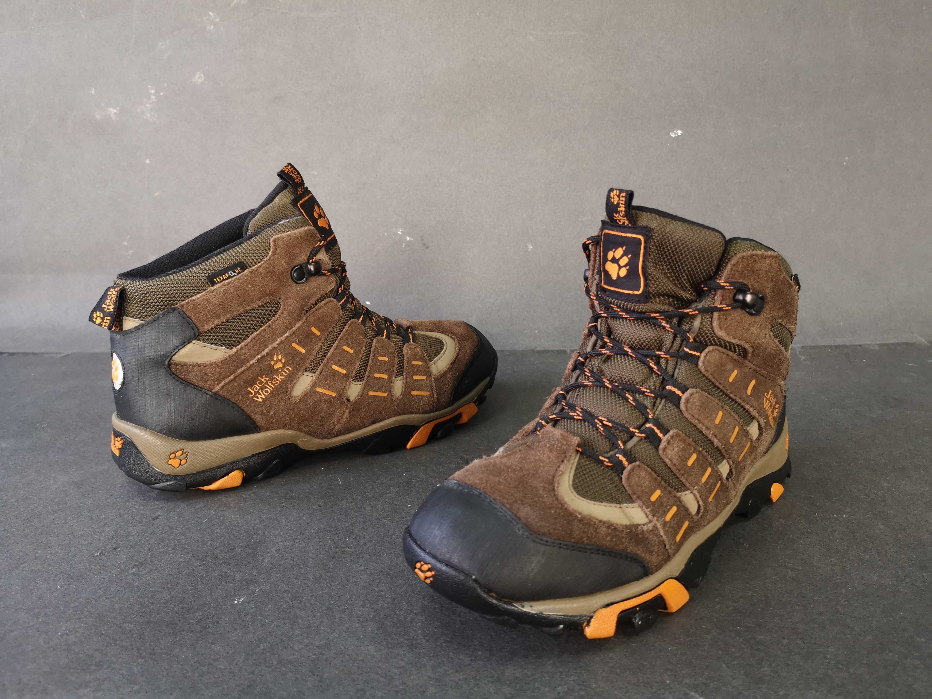 Bocanci PIELE Ghete munte dama copii -38 39 Jack Wolfskin  Ca NOI