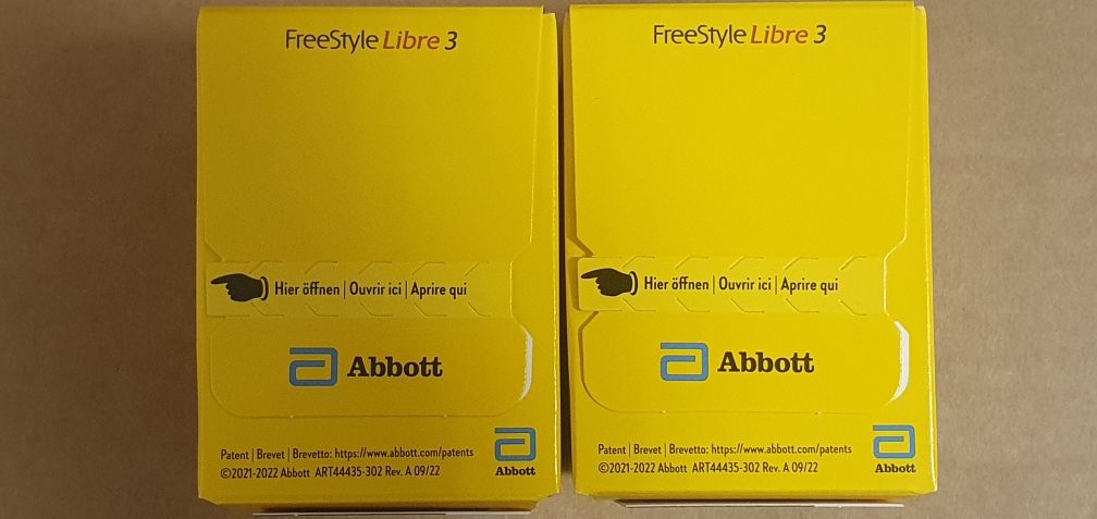 FreeStyle Libre 3 Abbott, senzor monitorizare glicemie.