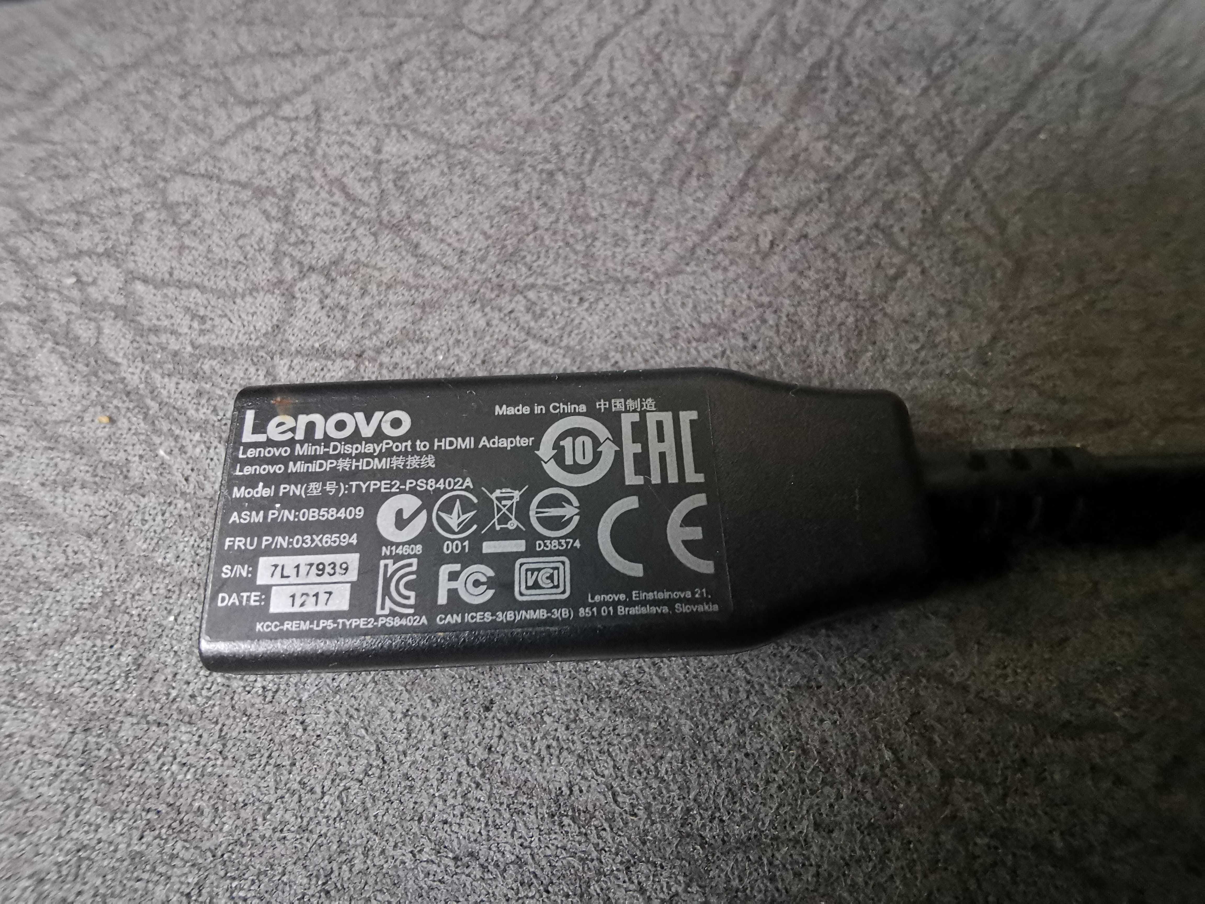 Lenovo Mini-Display Port la Hdmi Adaptor