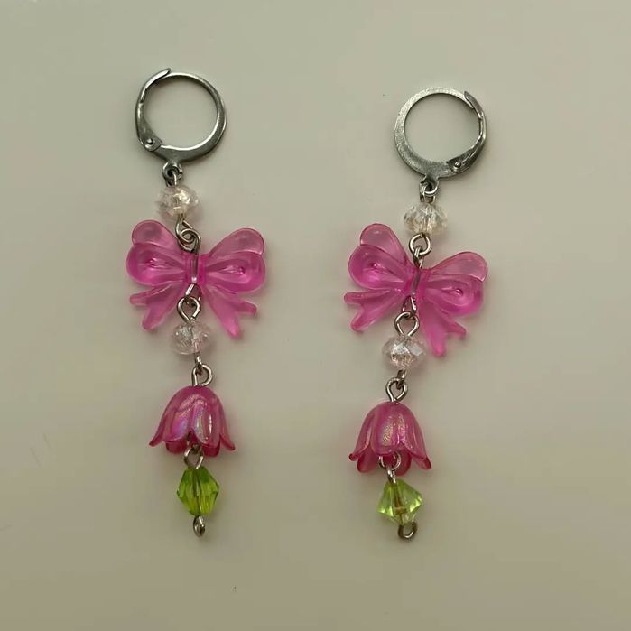 серёжки ручной работы.