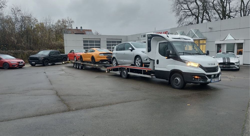 Transport auto pe platforma Germania Belgia Franta Olanda Danemarca