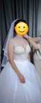 ROCHIE MIREASĂ,cu corset din perle artificiale