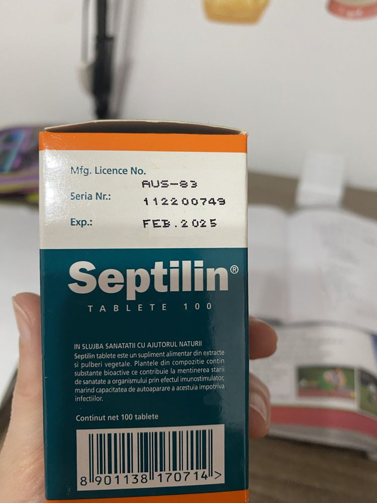 Osteocare tablete/Septilin pentru imunitate
