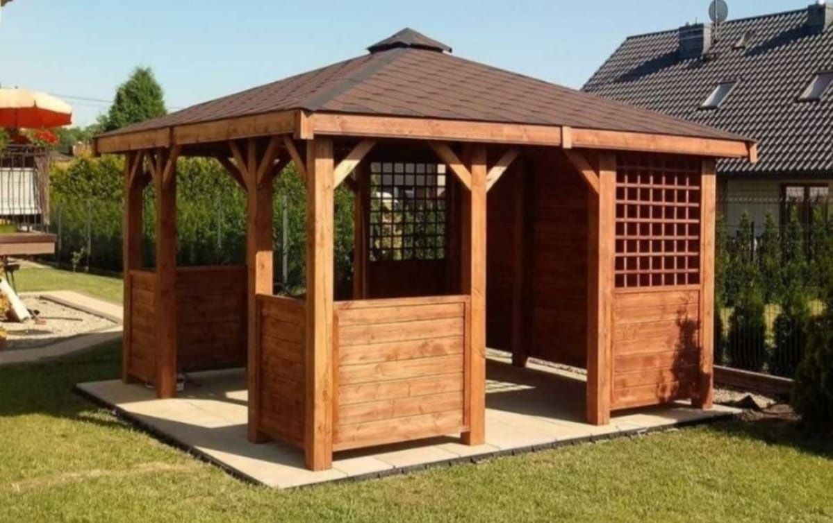 Foisoare din lemn, constructie foisoare, foisoare de gradina si curte,