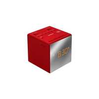 Дигитален часовник-радио Sony, червен