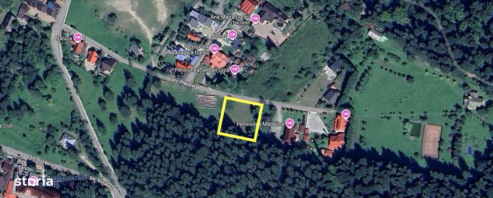 Teren 2000mp, Durau, str. Stejarului