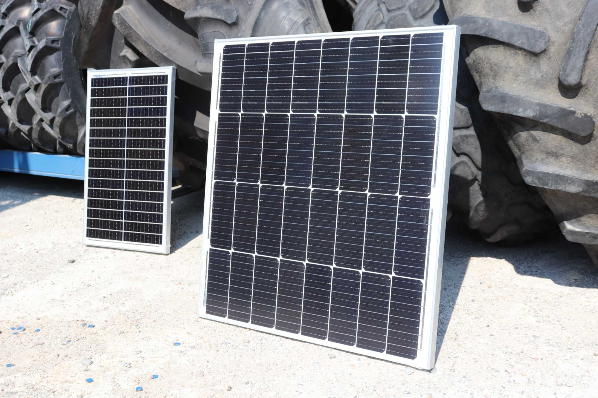 Gard electric panou solar 100w mono pentru gard electric livrare