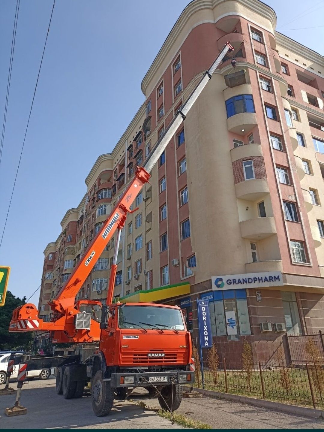 Avtokran xizmati 16ton 18metr 25ton 28metr