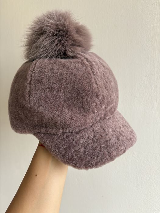 Дамска шапка естествен косъм