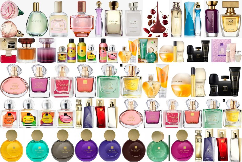 Дамски тоалетни води и парфюми от Avon, Oriflame