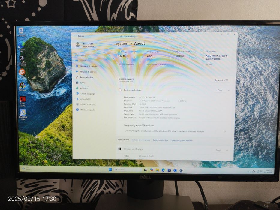 PC complet unitate, mouse, tastatura, monitor și cabluri