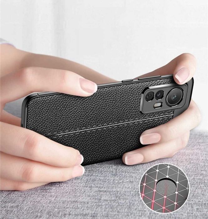 Husa Premium antisoc model tip PIELE pentru Xiaomi 12 5G / Xiaomi 12X