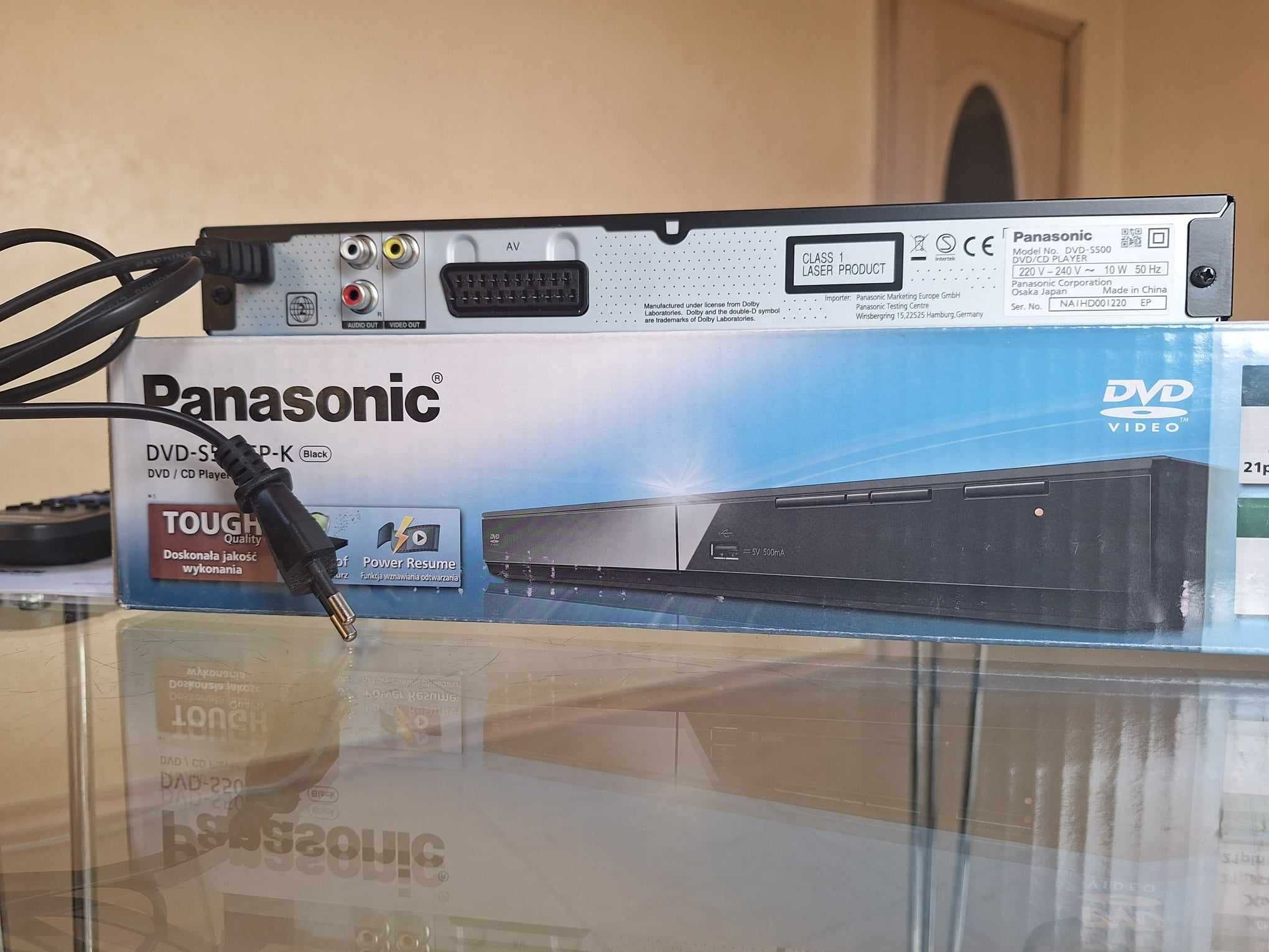 Нов Panasonic DVD-S500EP-K.