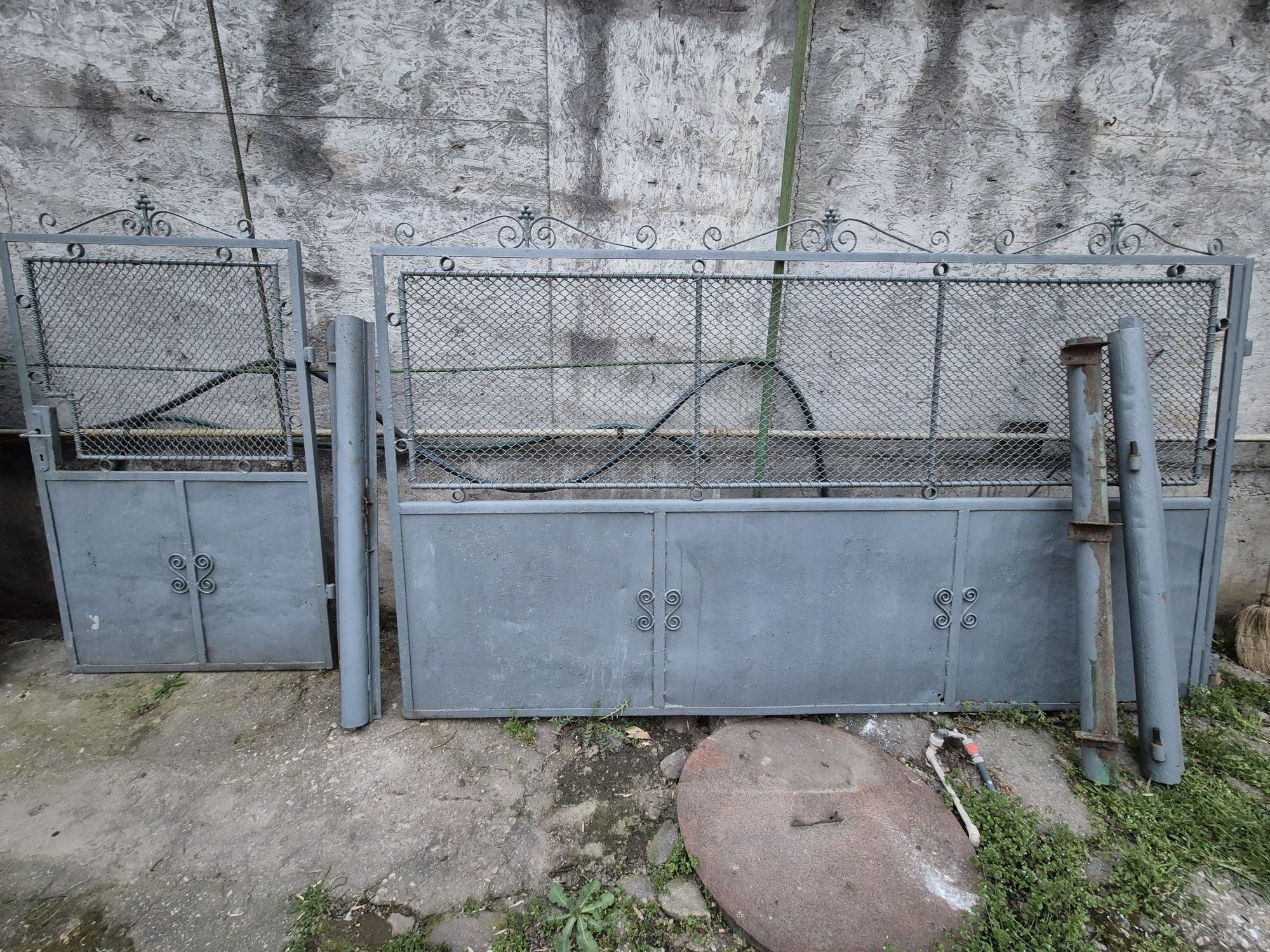 Vand gard metalic + poartă