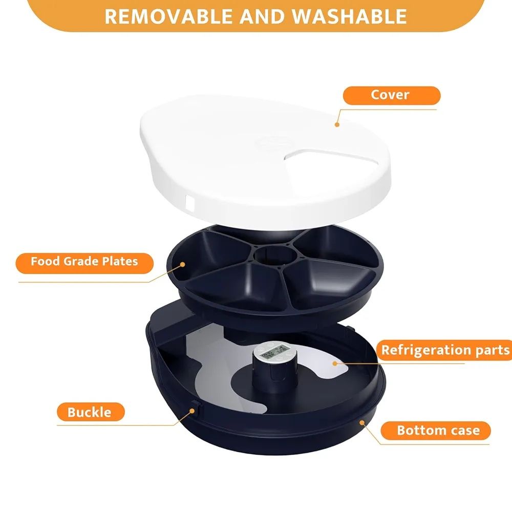 Нова Ubpet Smart Feeder F10–автоматична хранилка с охлаждане и таймер