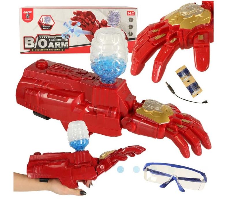 Стреляща ръкавица Iron man с еко почва