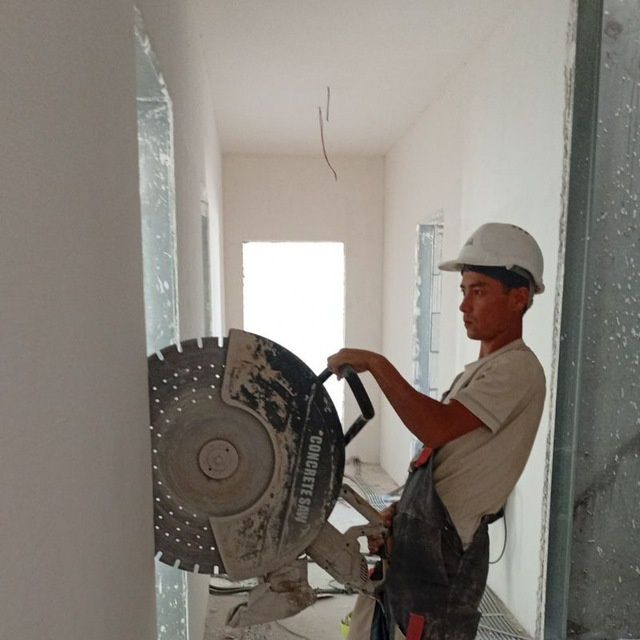 Бетон кесиш тешиш Алмазное резка  бурение Одбойник молоток Демонтаж