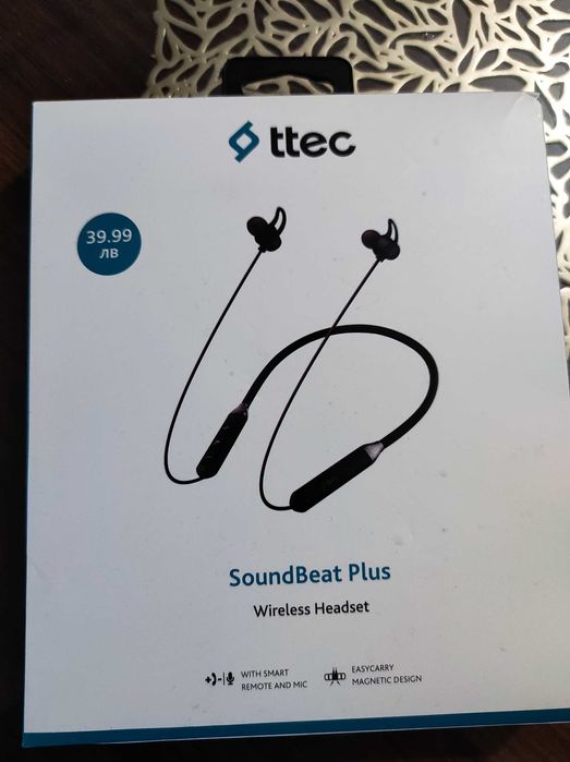 Bluetooth слушалки чисто нови