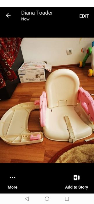 Scaun hrănire pentru copii