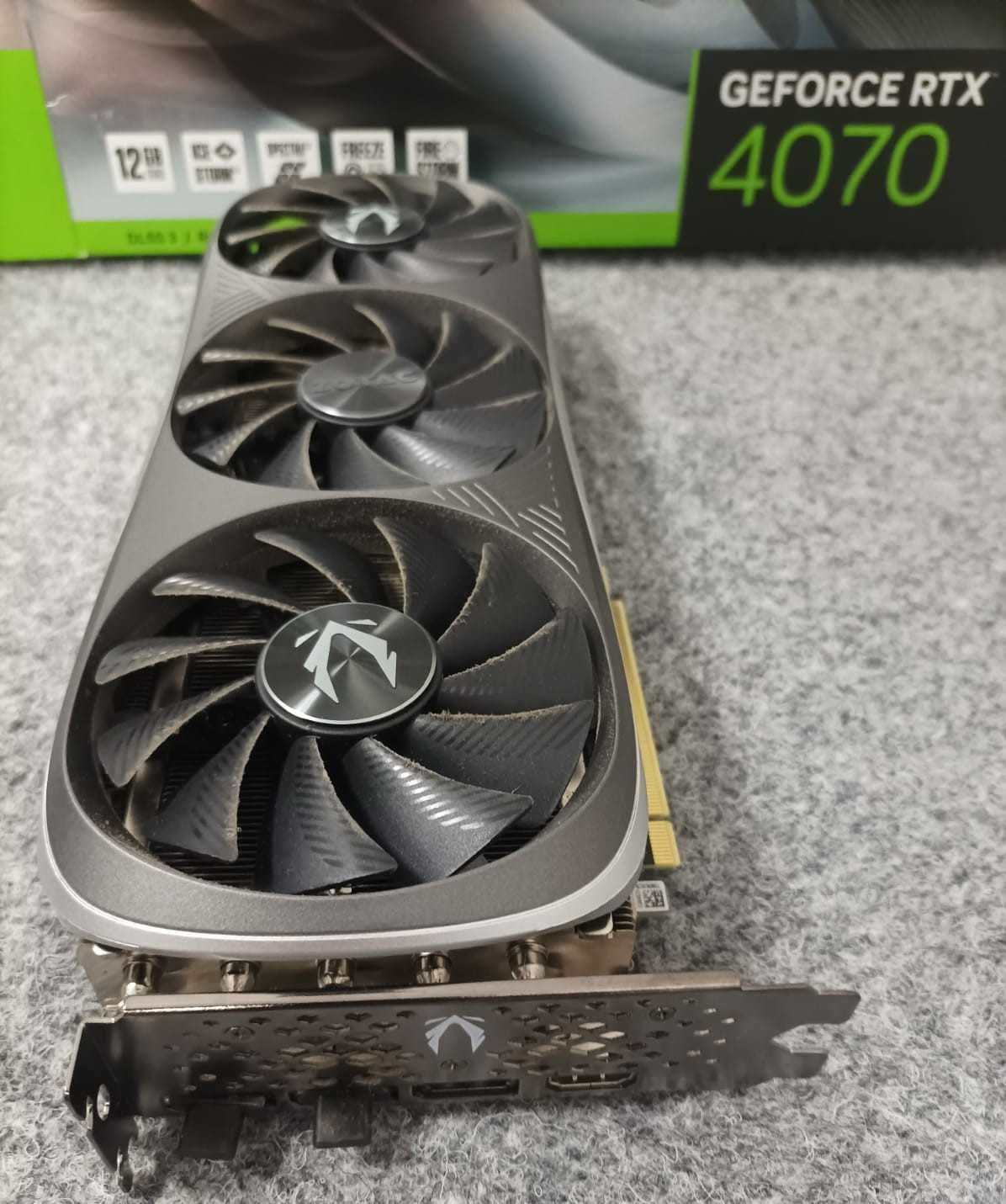 Продается видеокарта RTX 4070 в отличном состоянии
