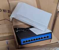 Switch PoE 8 + 2 Uplink porturi 100mbps  52V 120W