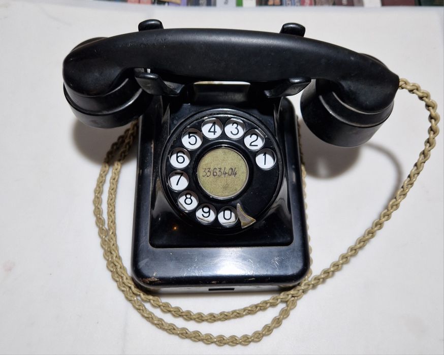 Telefon vechi românesc metalic – Electromagnetica – vintage