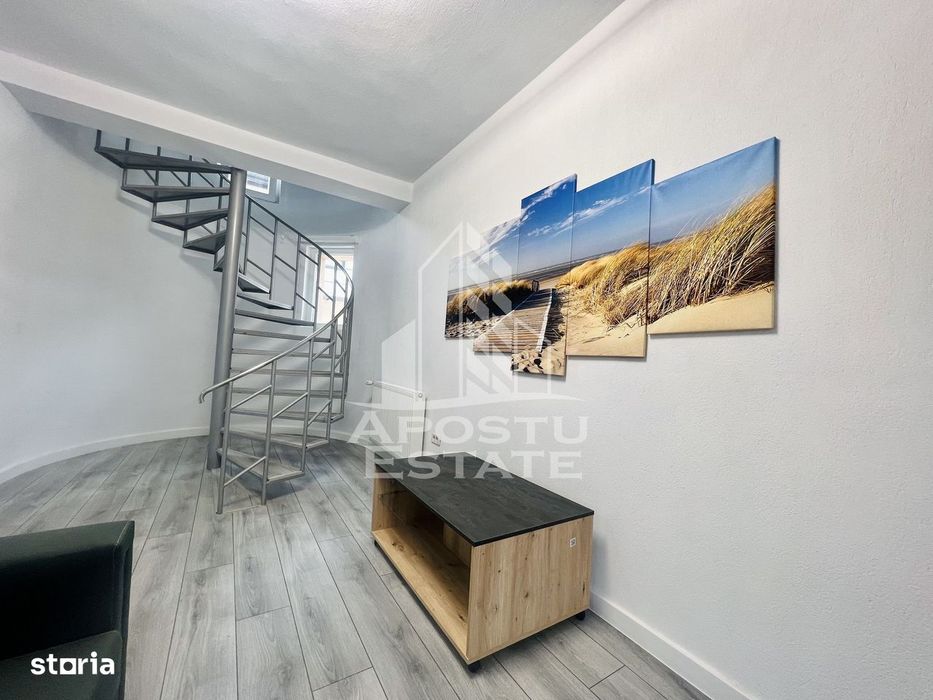 Apartament cu doua camere si scara interioara ,in zona Dorobantilor