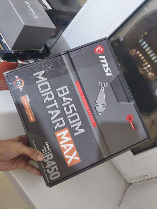 Новая материнская плата b450 MSI mortar max