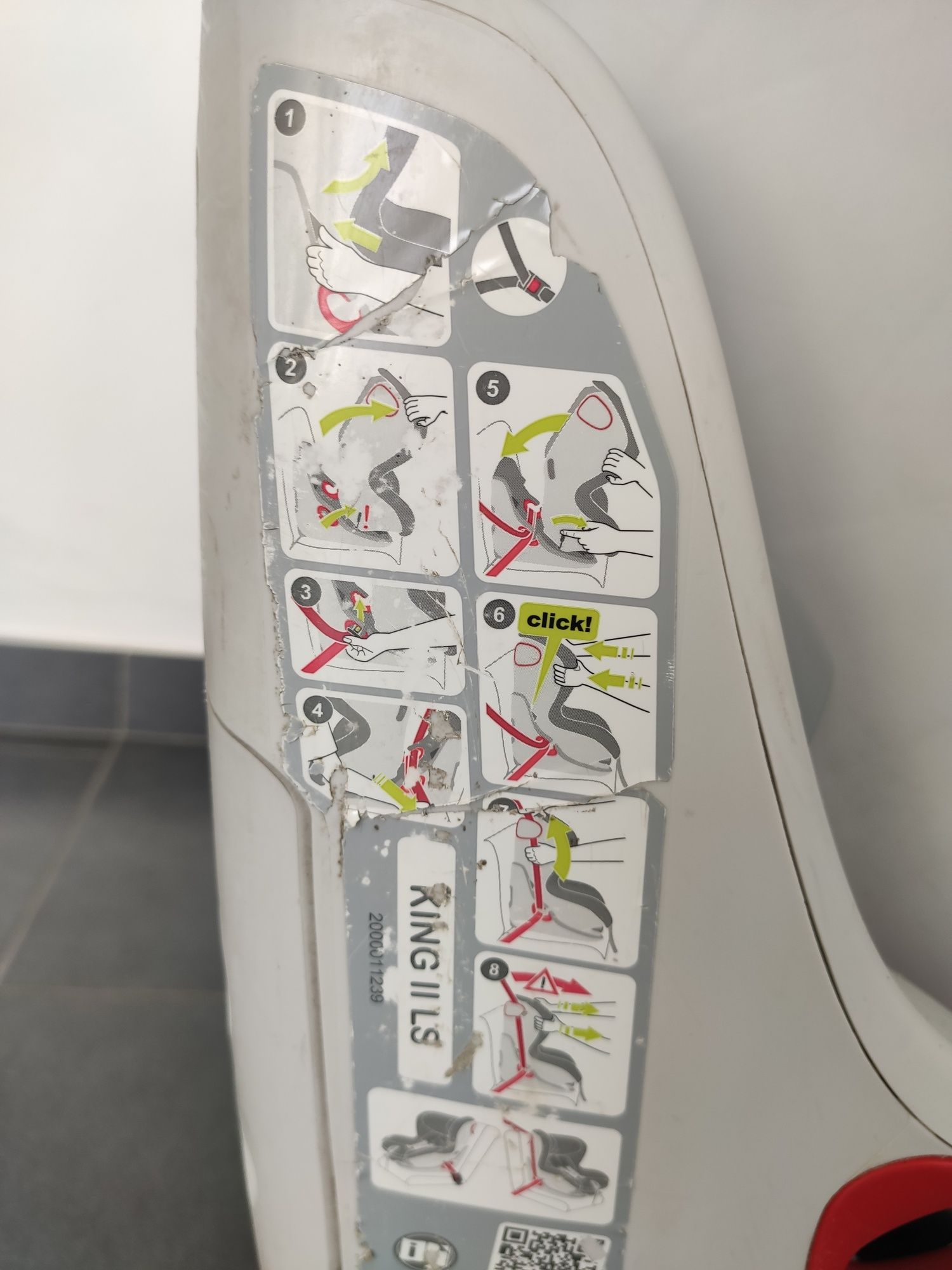 Scaun auto Britax Romer King II pentru copii intre 9 și 18 kg