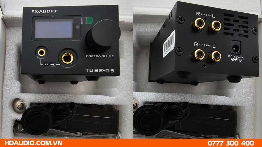 FX-AUDIO TUBE-05 Preamplifier, Lampa ECC82, Nou, Cutie, Garantie