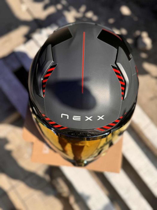 Каска Nexx X. Wst3 fluence grey red matt