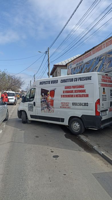Desfundare canalizare inspecție video
