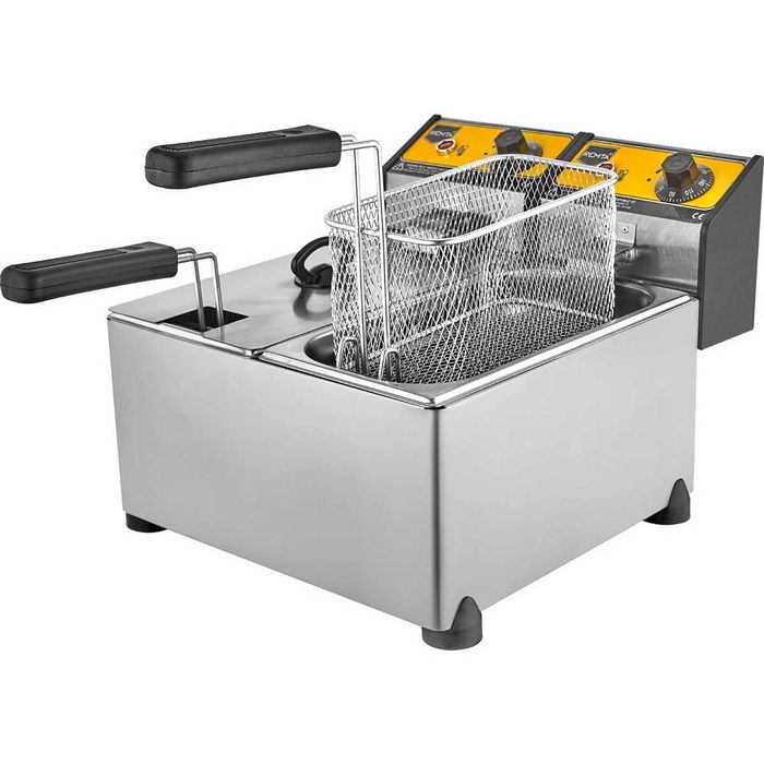 Электрическая Фритюрница 3+3 Л  Remta Турция.