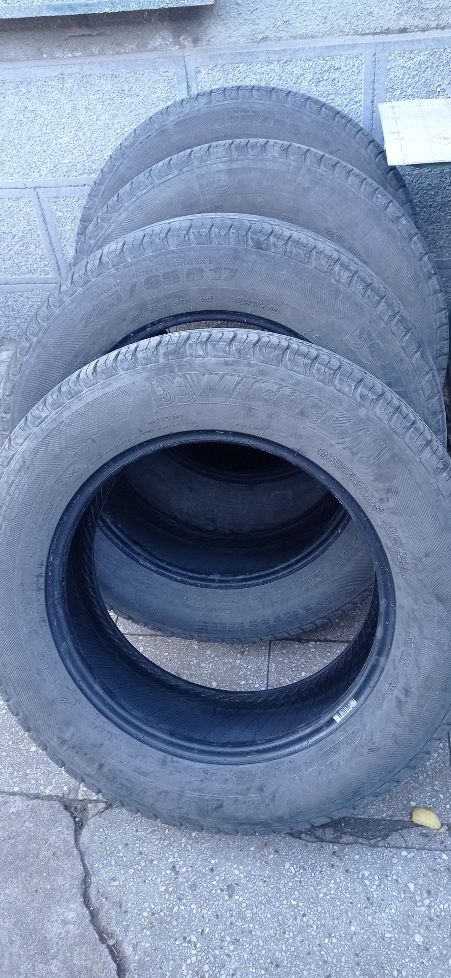 4 бр. летни гуми Michelin 225/65 R17