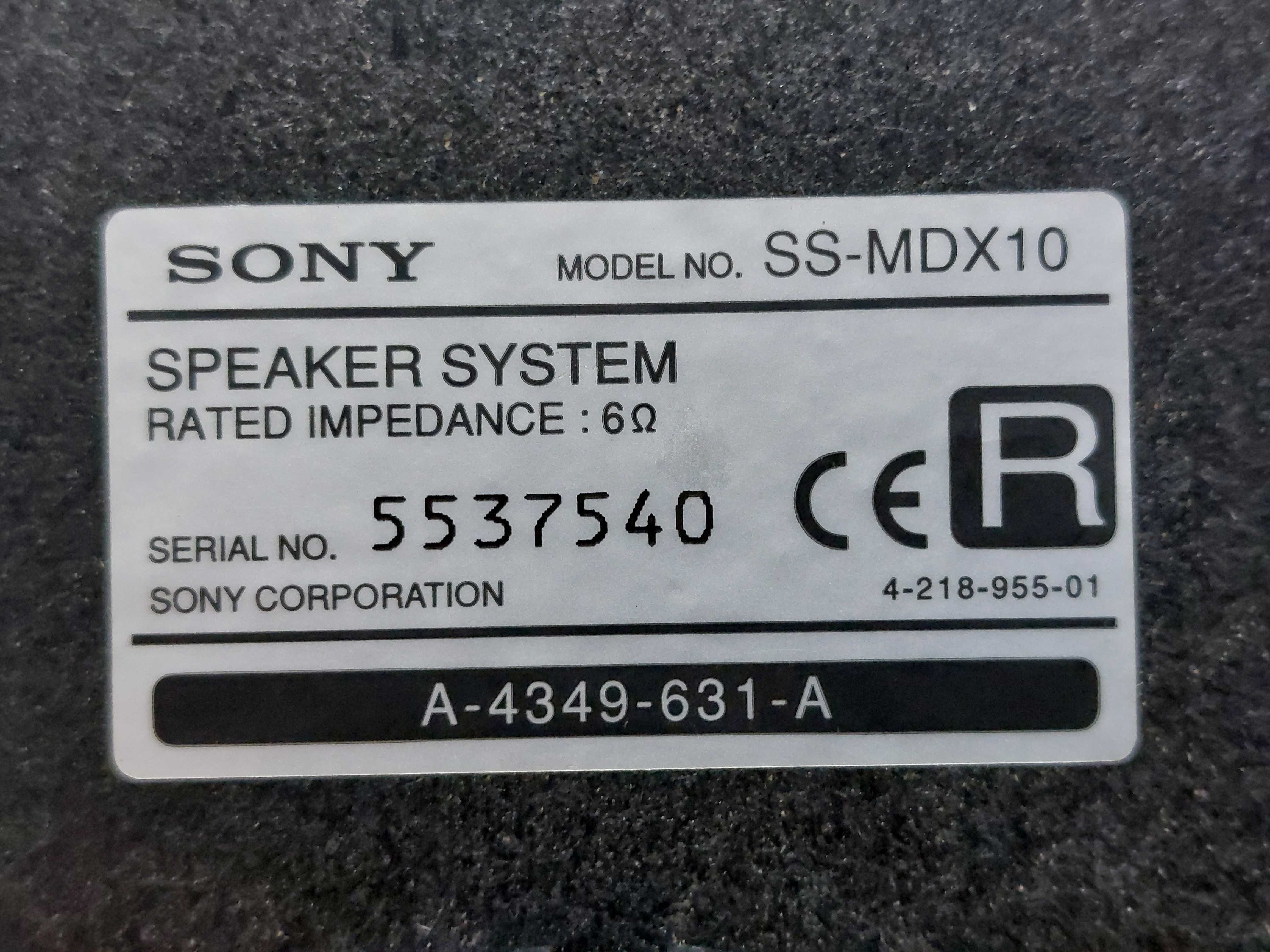 Boxe Sony MDX10-bomba HI-FI=pentru cunoscatori si pasionati