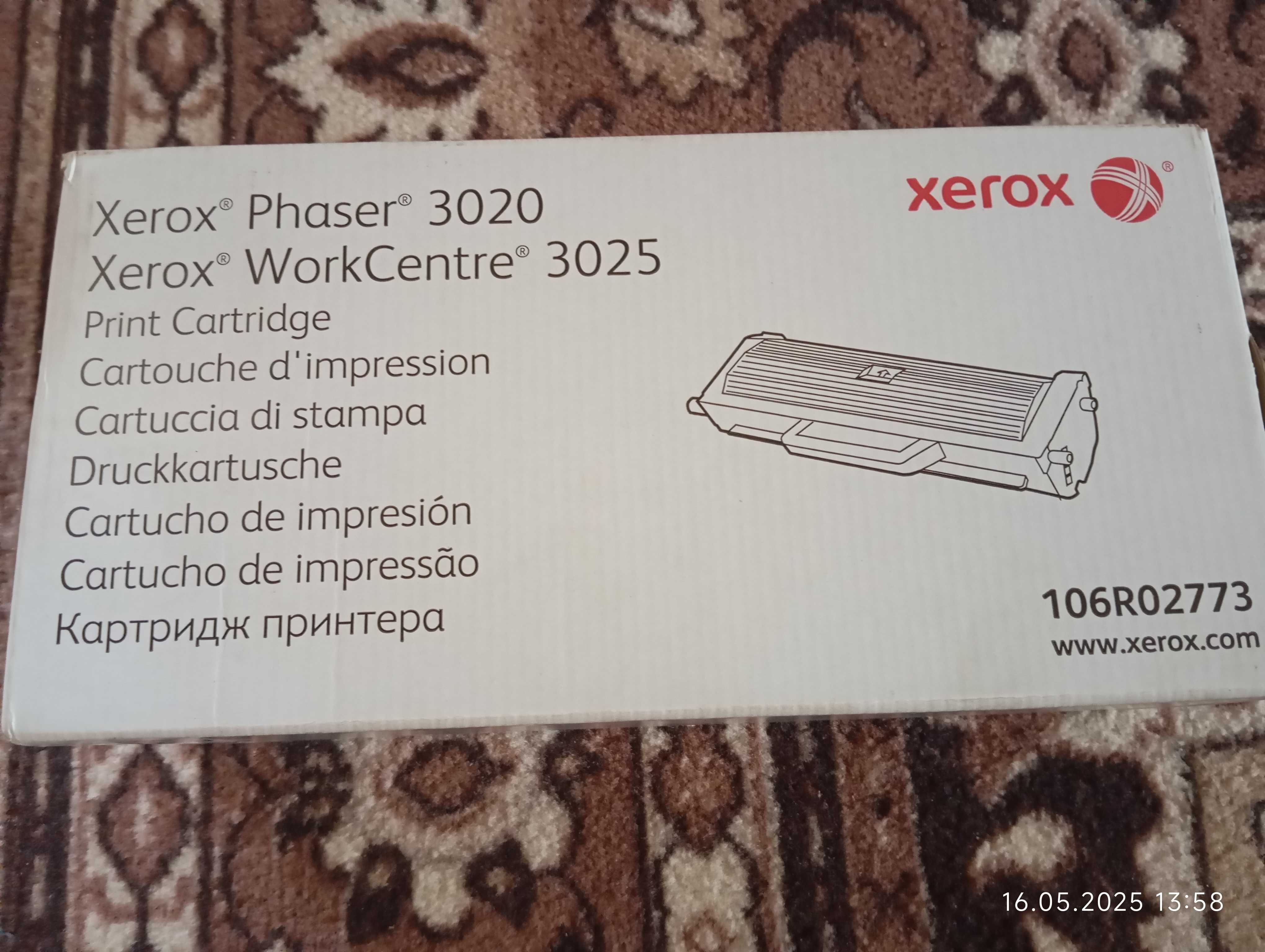 Продам картридж Phaser 3020