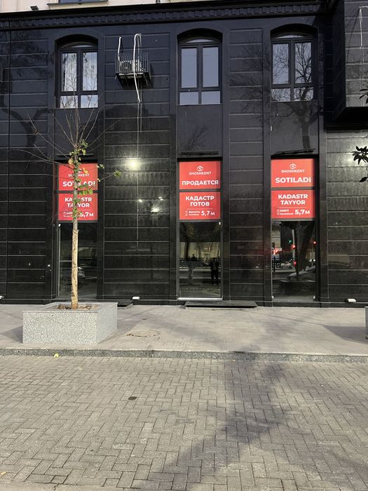 Нежилое Новостройка Шота Руставели “Shoshkent” 181 кв.м фасад 14 метр