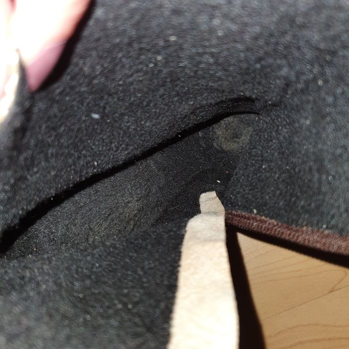 Botine maro cu model- piele naturala