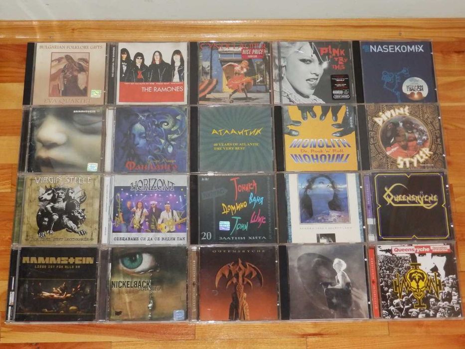 Оригинални Метал, Рок, Джаз, Поп и други CD-та, DVD и видеокасети