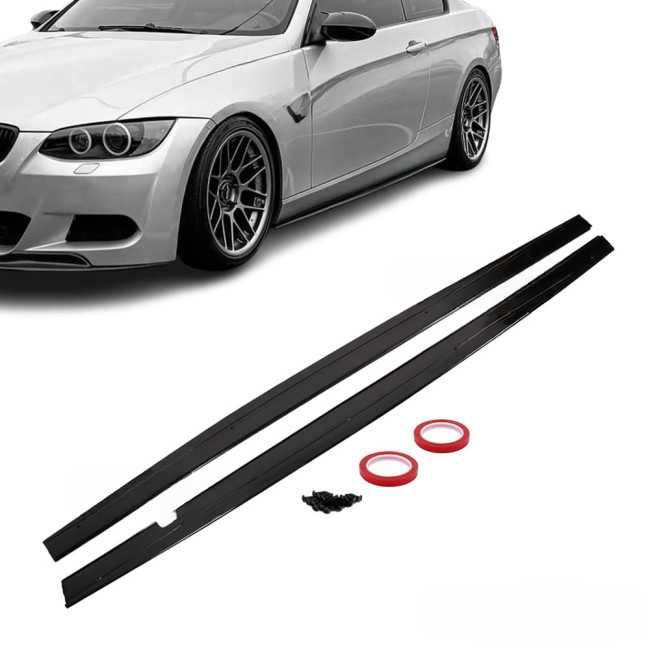 Set Extensii Prelungiri Praguri Laterale Dedicate BMW E92 E93, Lucios